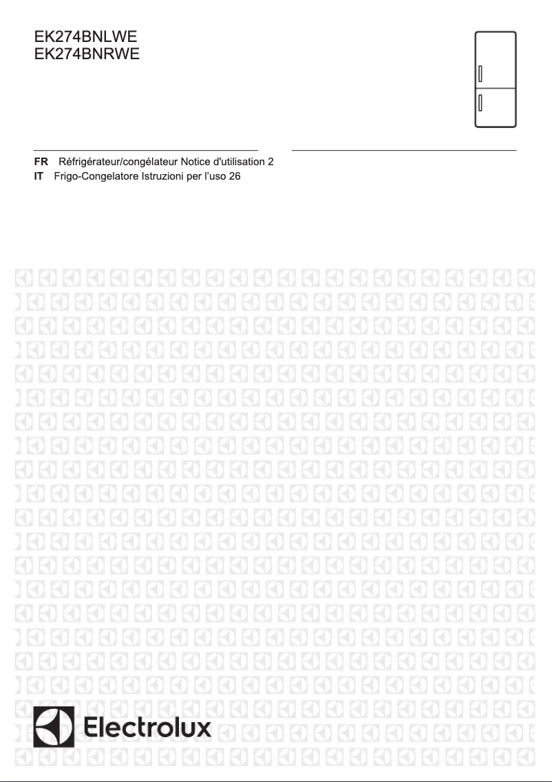 Página 1 del manual Manual de usuario Electrolux EK274BNLWE
