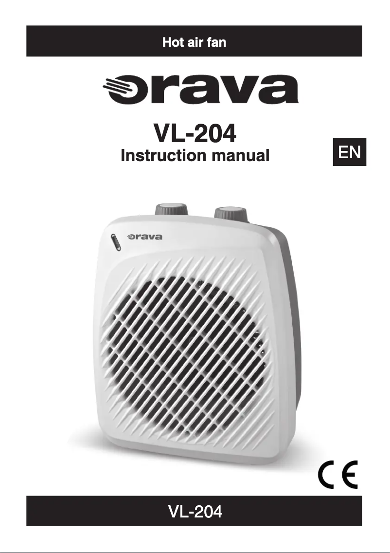 Page 1 de la notice Manuel utilisateur Orava VL-204