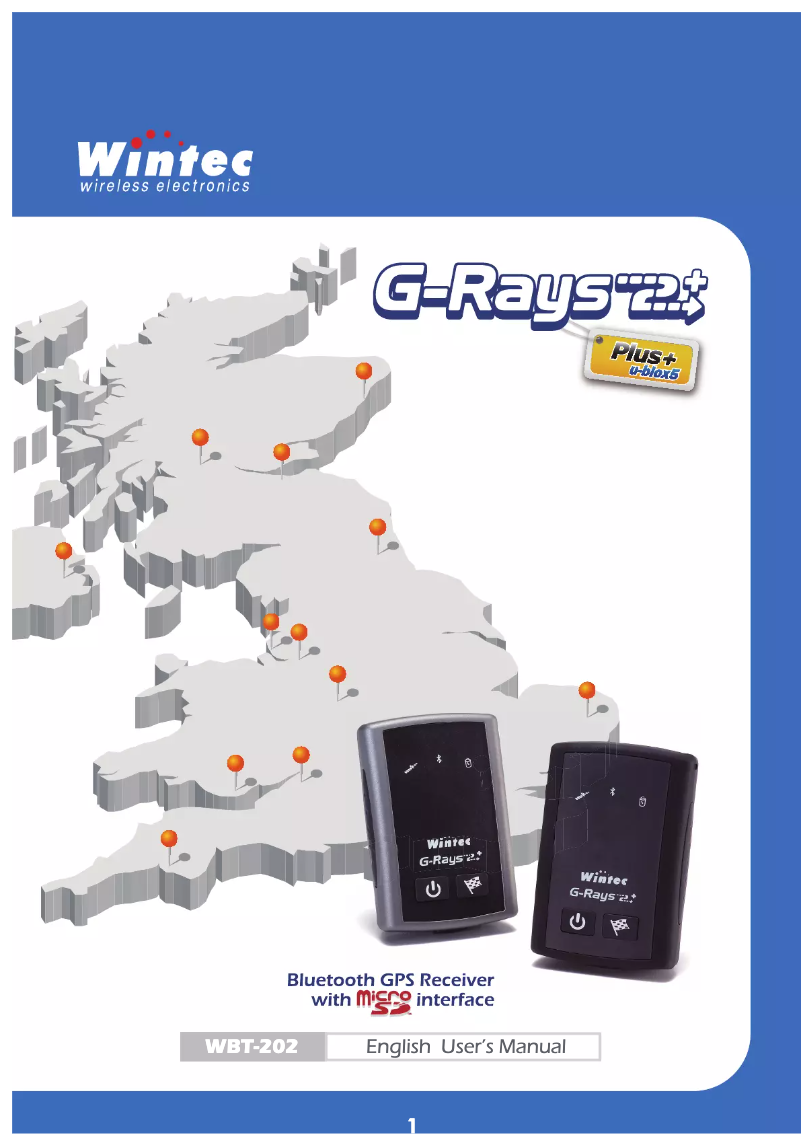 Page 1 de la notice Manuel utilisateur Wintec WBT-202