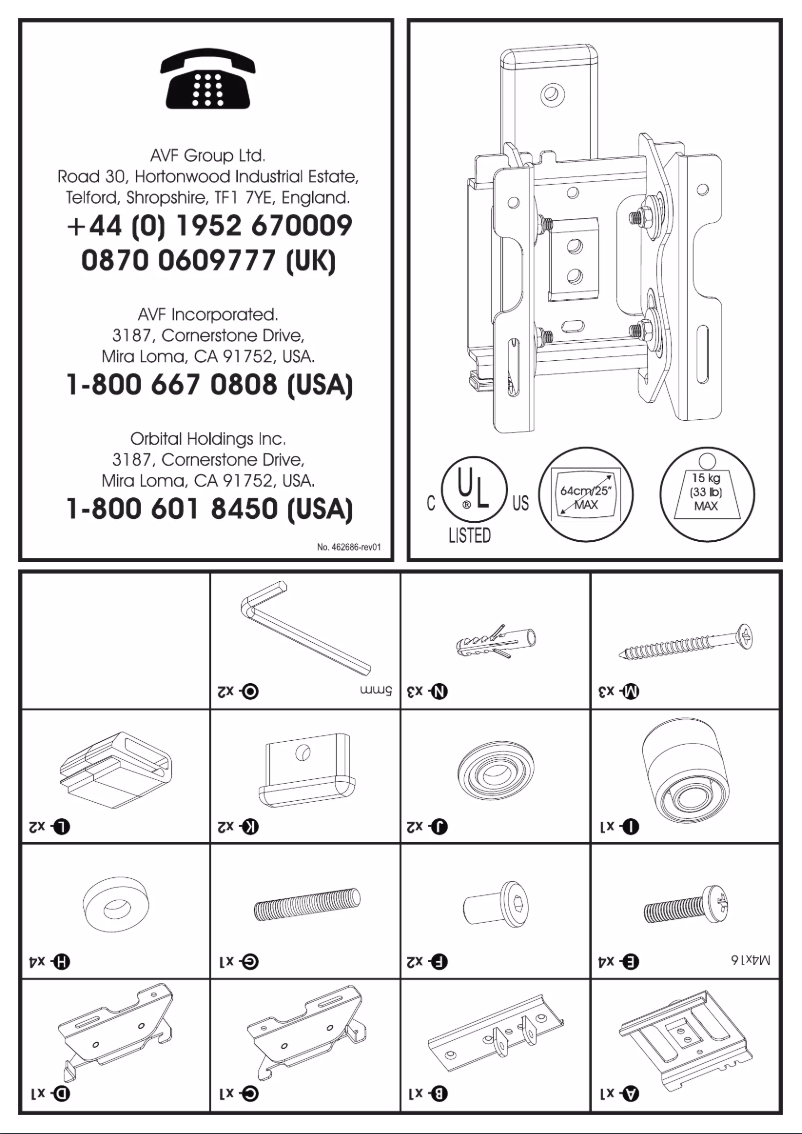 Page 1 de la notice Manuel utilisateur AVF EL102B-A