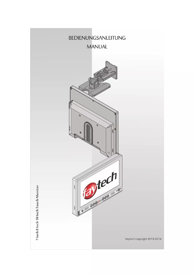 Image de la première page du manuel de l'appareil FT08TMS
