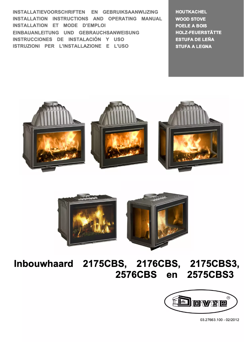 Página 1 del manual Manual de usuario Dovre 2175CBS3