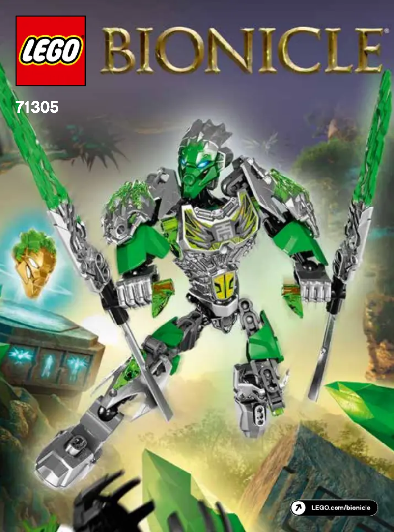Page 1 de la notice Manuel utilisateur Lego Bionicle 71305