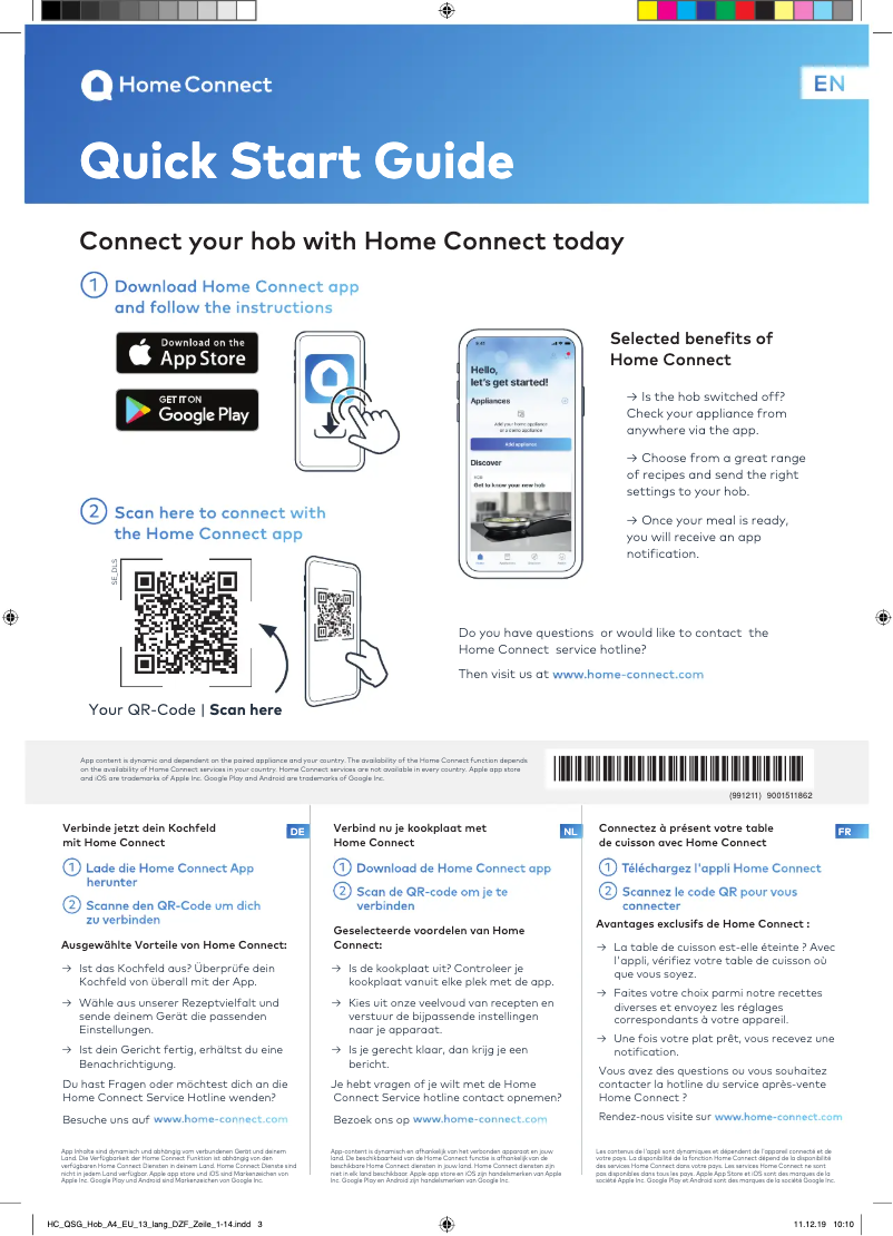 Page 1 de la notice Manuel utilisateur Siemens EX807LX67E