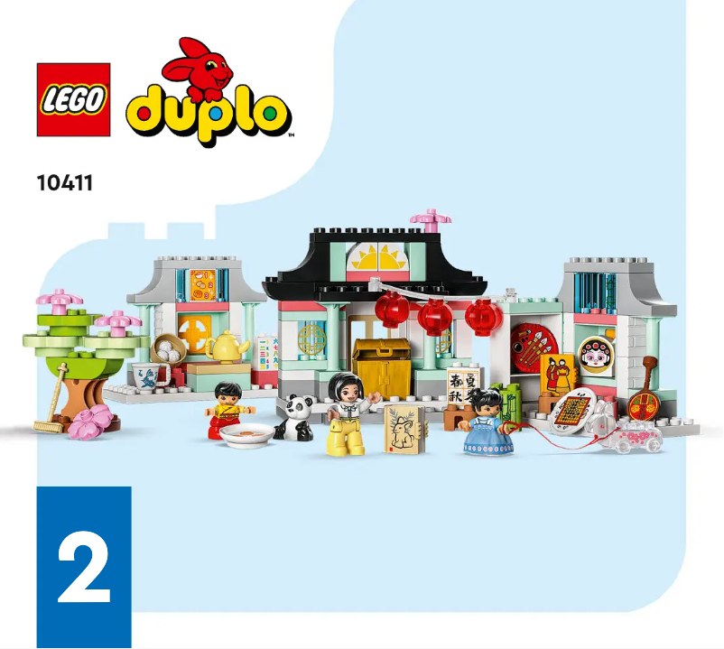 Page 1 de la notice Manuel utilisateur Lego Duplo 10411