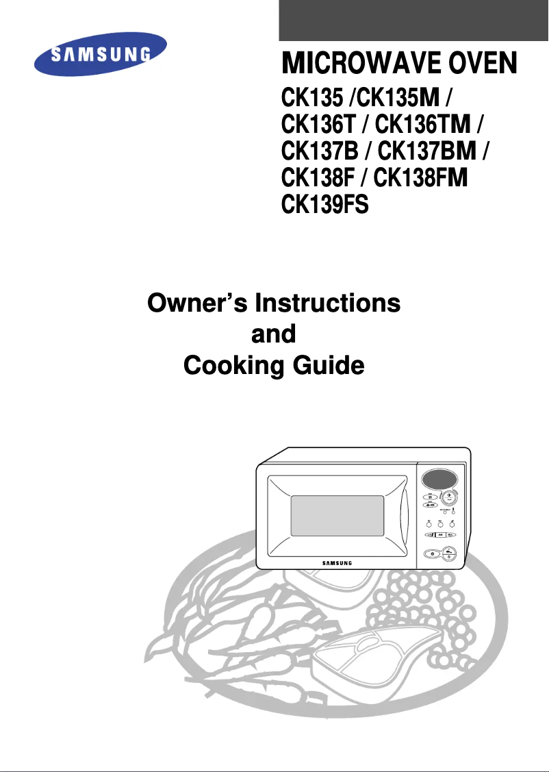 Página 1 del manual Manual de usuario Samsung CK138