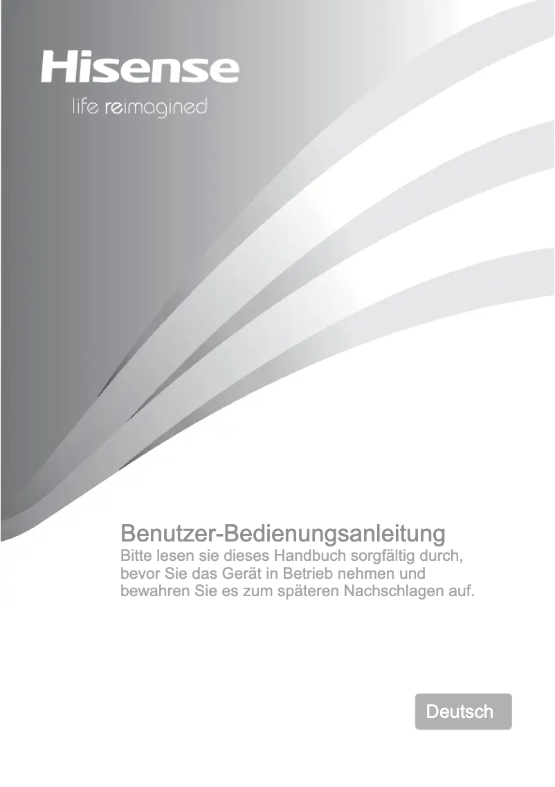 Página 1 del manual Manual de usuario Hisense RIB312F4AWE
