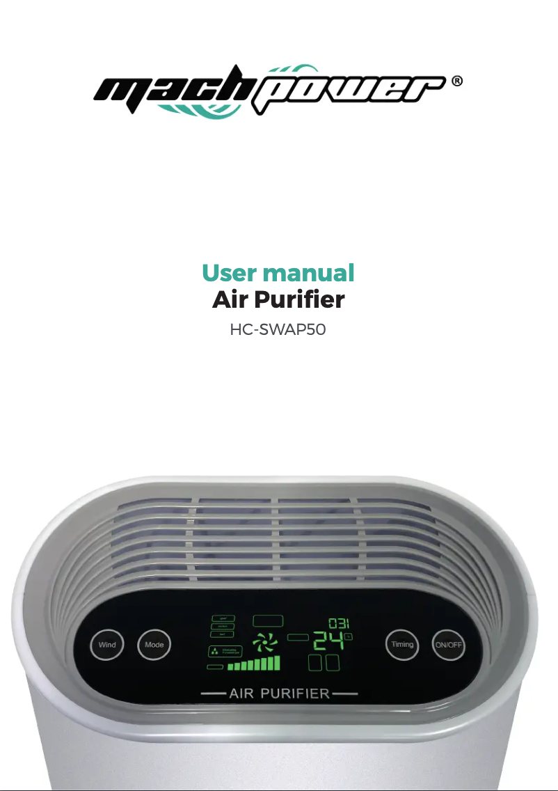 Page 1 de la notice Manuel utilisateur Mach Power HC-SWAP50