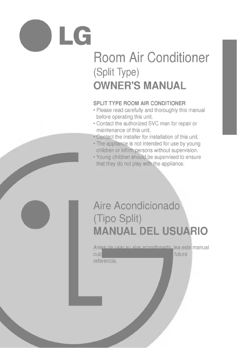 Page 1 de la notice Manuel utilisateur LG LS-C246TLB1