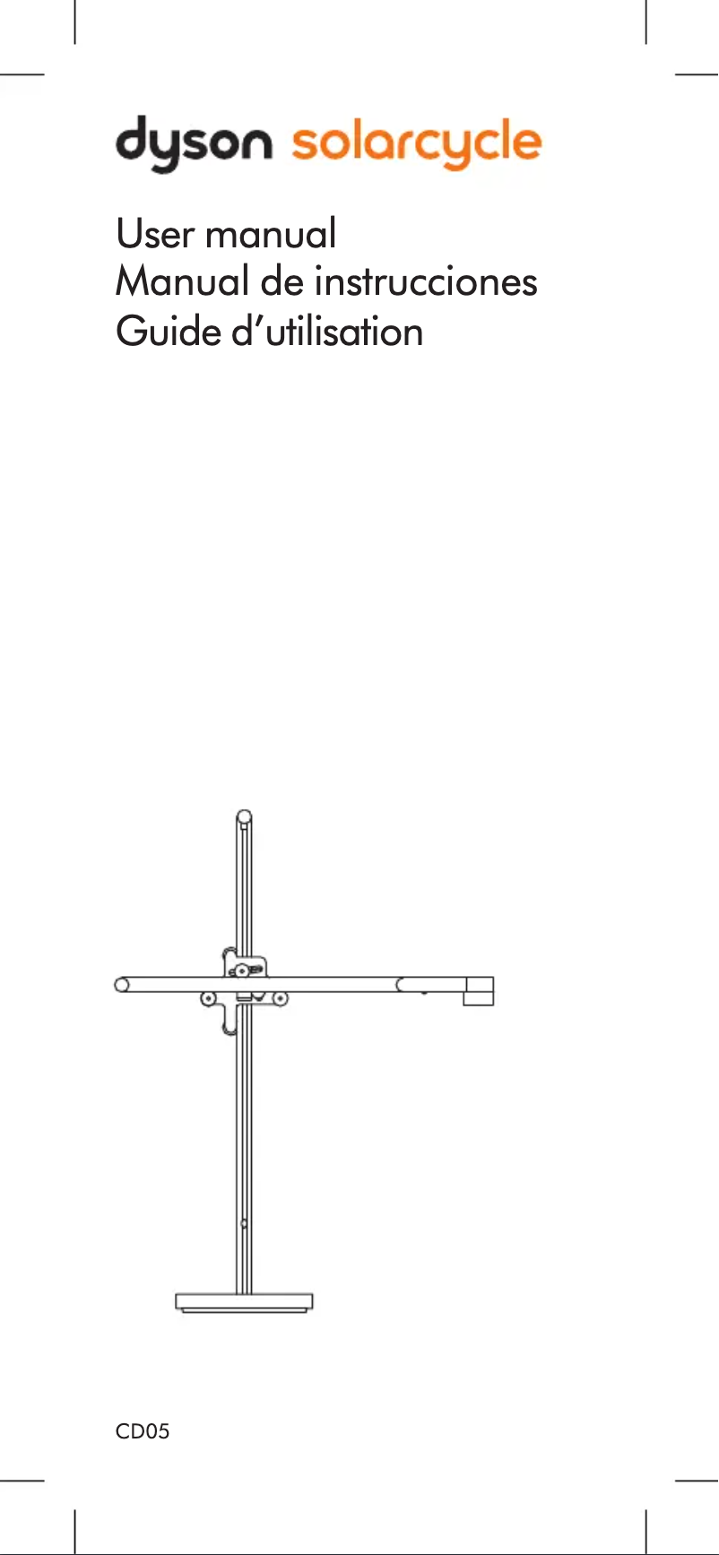 Page 1 de la notice Manuel utilisateur Dyson Solarcycle