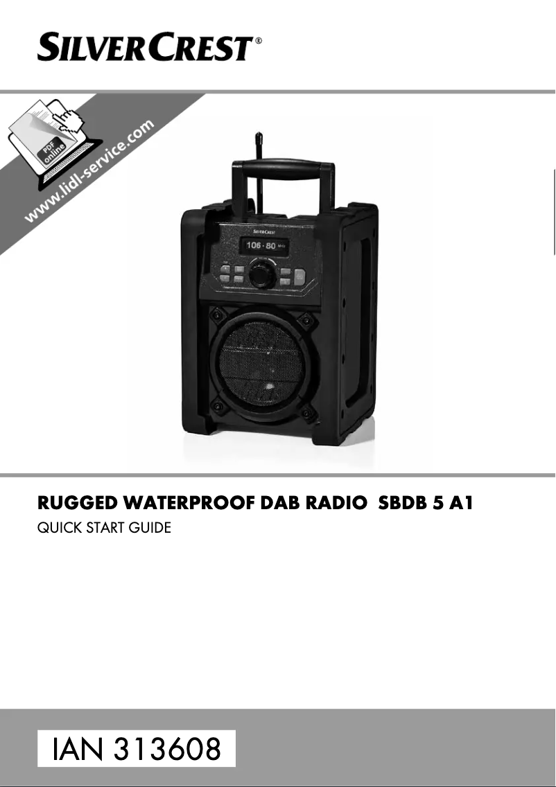 Página 1 del manual Manual de usuario SilverCrest SBDB 5 A1