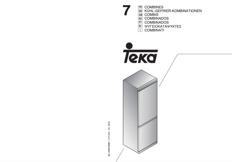 Page 1 de la notice Manuel utilisateur Teka FRE CB 380 X