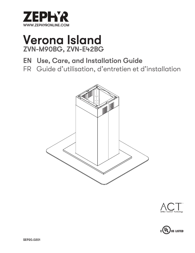 Page 1 de la notice Manuel utilisateur Zephyr ZVN-M90BG