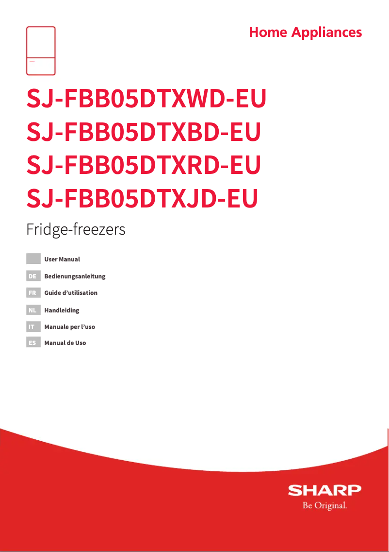 Page n°1 - Manuel utilisateur Sharp SJ-FBB05DTXJD