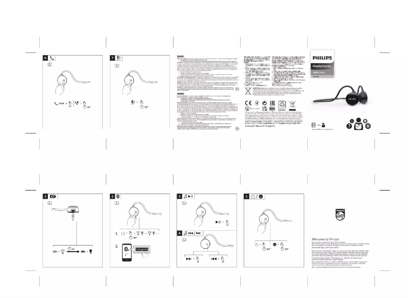 Page 1 of the manual Quick Start Guide Philips TAA1609