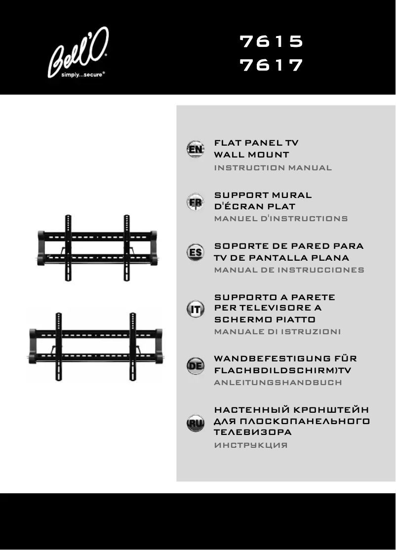 Page 1 de la notice Manuel utilisateur Bell'O 7615B
