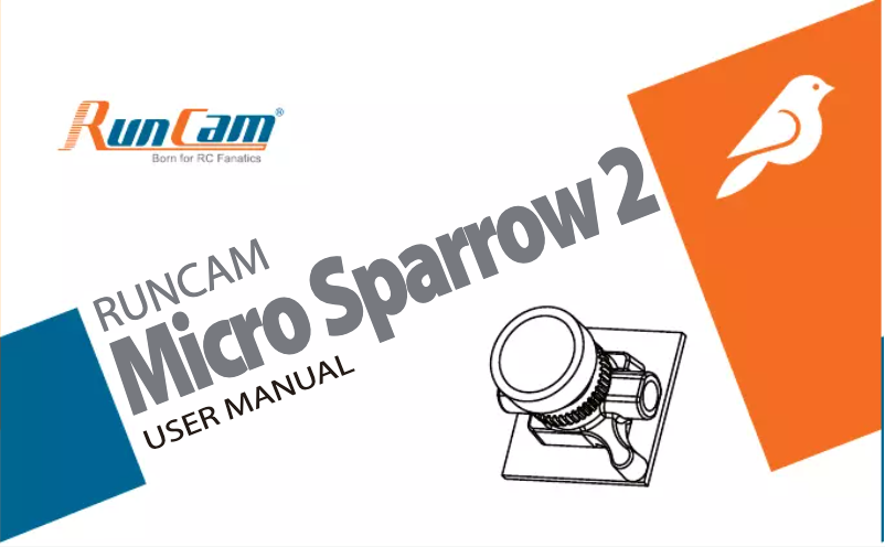 Página 1 del manual Manual de usuario Runcam Micro Sparrow 2