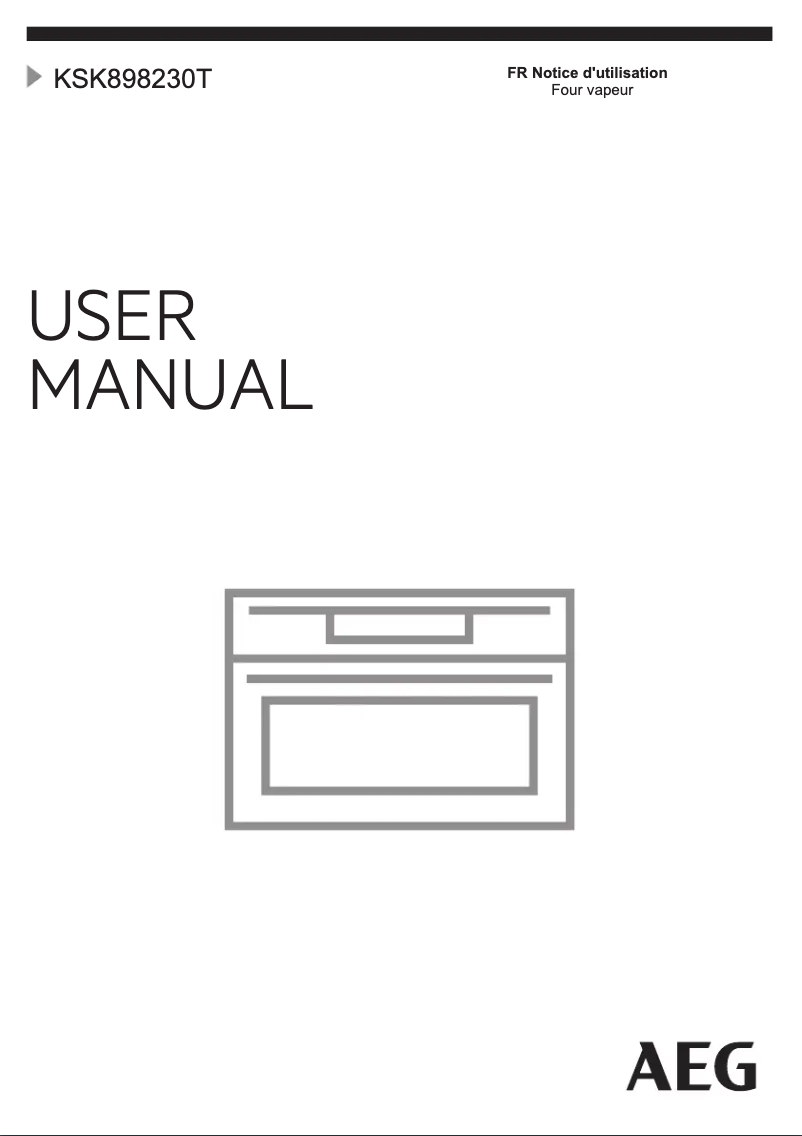 Page 1 de la notice Manuel utilisateur AEG KSK898230T