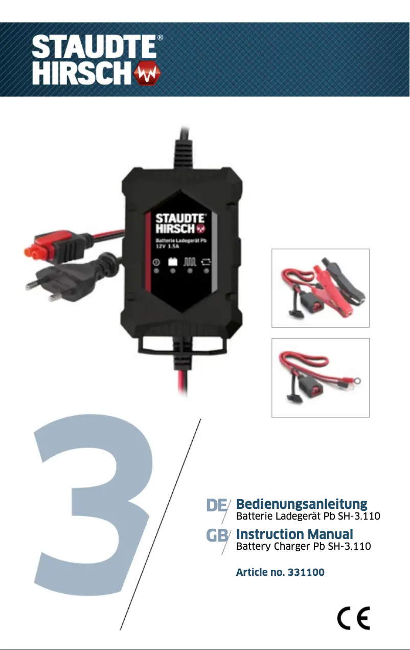 Página 1 del manual Manual de usuario Staudte-Hirsch SH-3.110