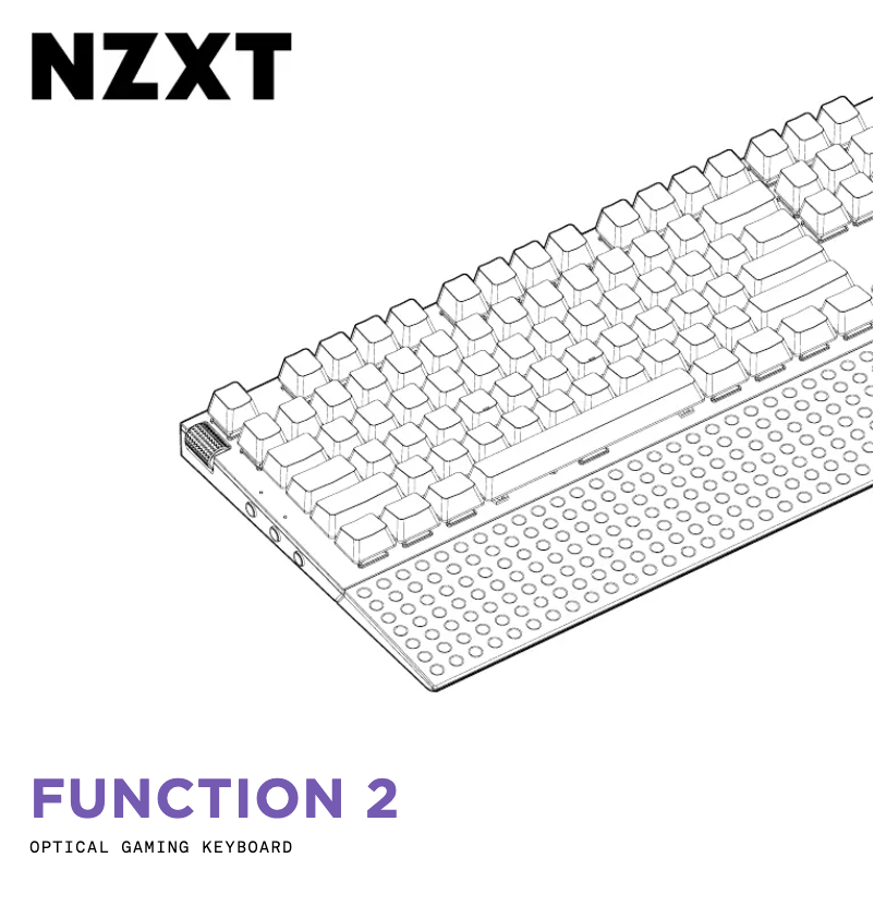 Page 1 de la notice Manuel utilisateur NZXT Function 2