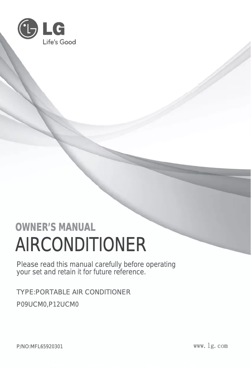 Página 1 del manual Manual de usuario LG P12UCM0
