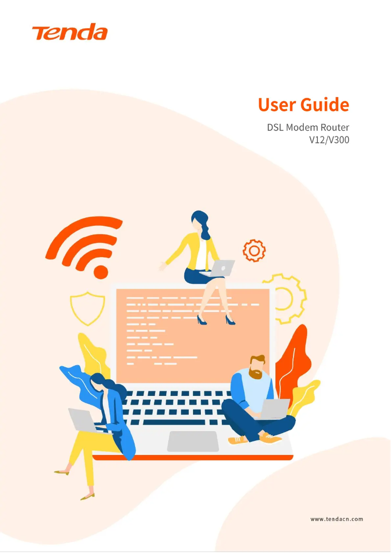 Page 1 de la notice Manuel utilisateur Tenda V12