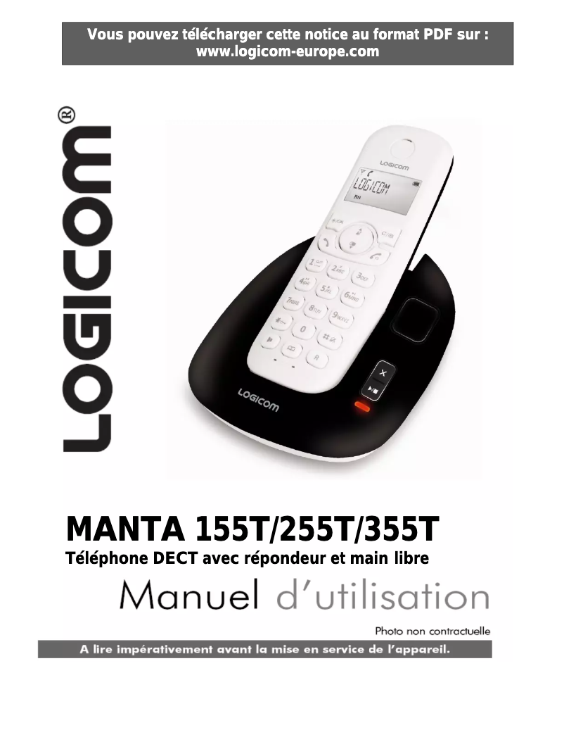 First page image of the manual for Manta 255T