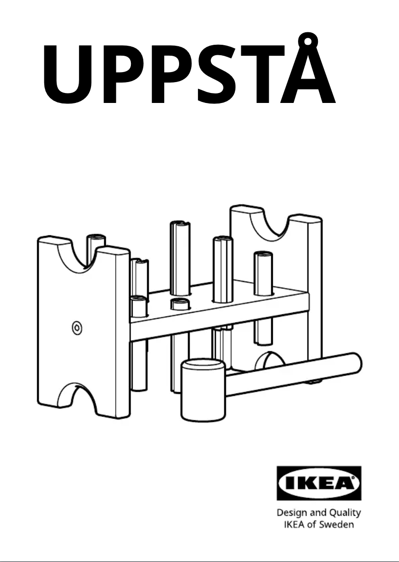 Page 1 de la notice Manuel utilisateur Ikea UPPSTÅ 405.138.90