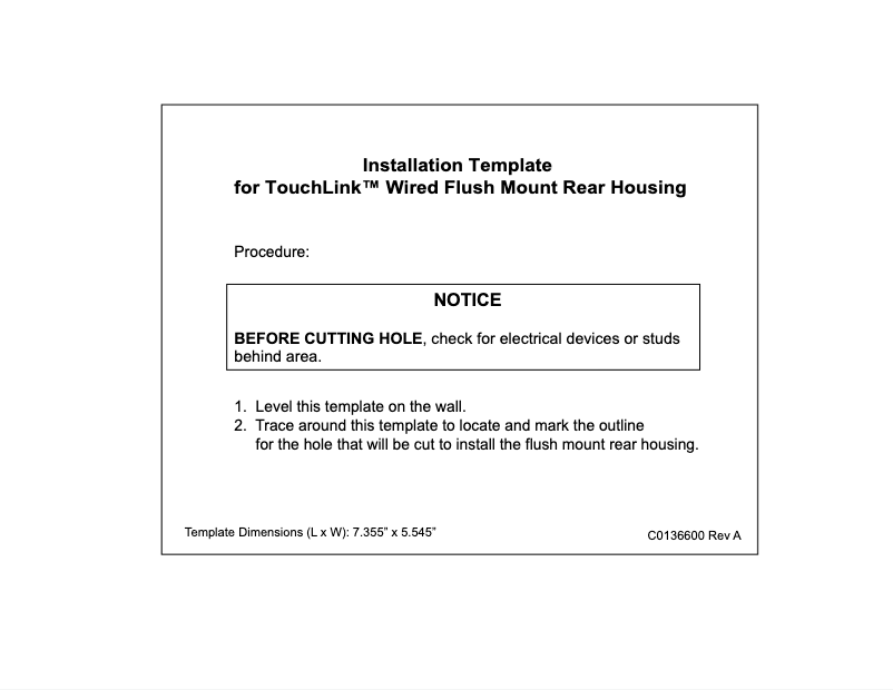 Página 1 del manual Guía de instalación JANDY AquaLink Touch