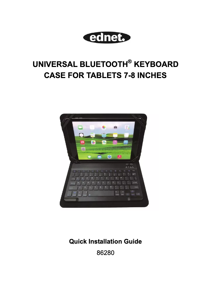 Page 1 of the manual User Manual Ednet 86280