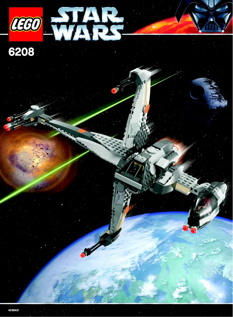 Page 1 de la notice Manuel utilisateur Lego Star Wars 6208