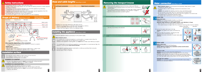 Página 1 del manual Manual de usuario Bosch WAB282HE