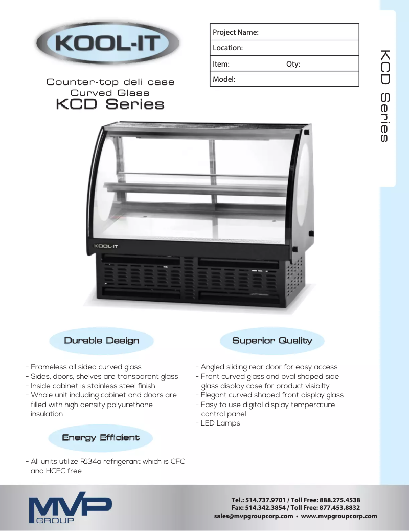 Page 1 de la notice Manuel utilisateur Kool-It KCD-48