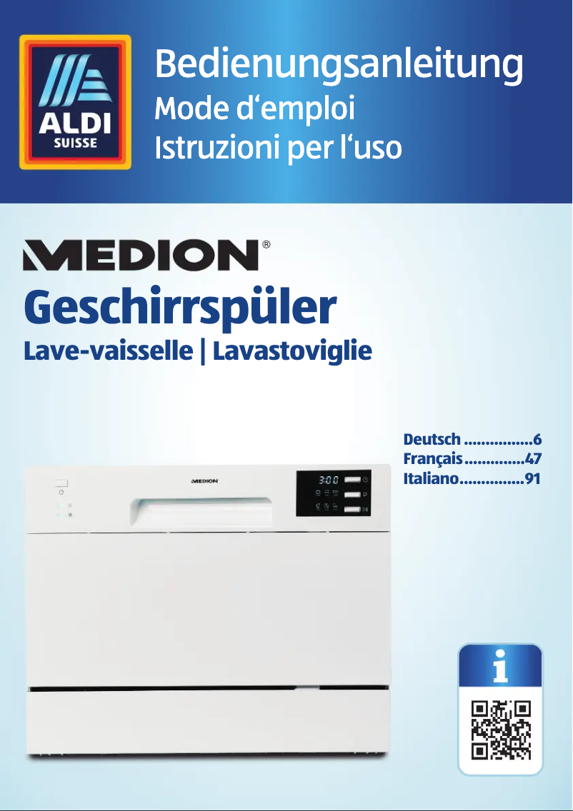 Page 1 de la notice Manuel utilisateur Medion MD 37227