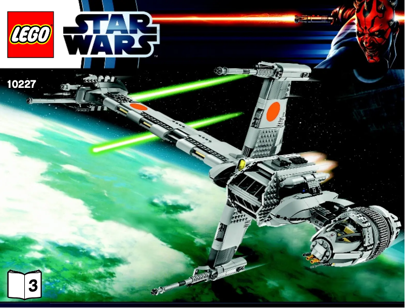 Page 1 de la notice Manuel utilisateur Lego Star Wars 10227