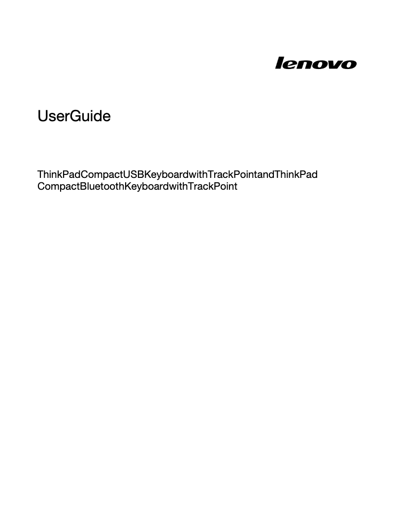 Page 1 de la notice Manuel utilisateur Lenovo 0B47184