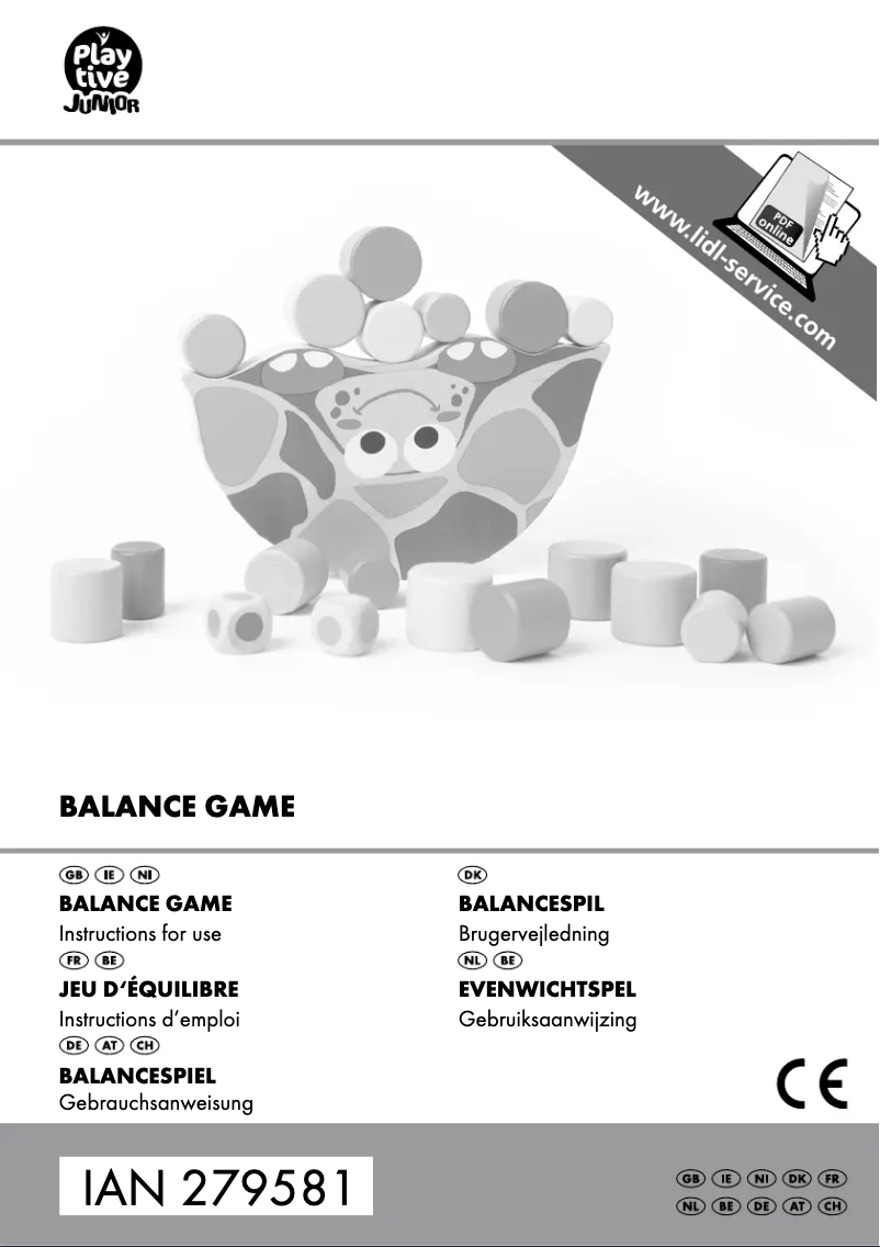 Page 1 de la notice Manuel utilisateur Playtive IAN 279581