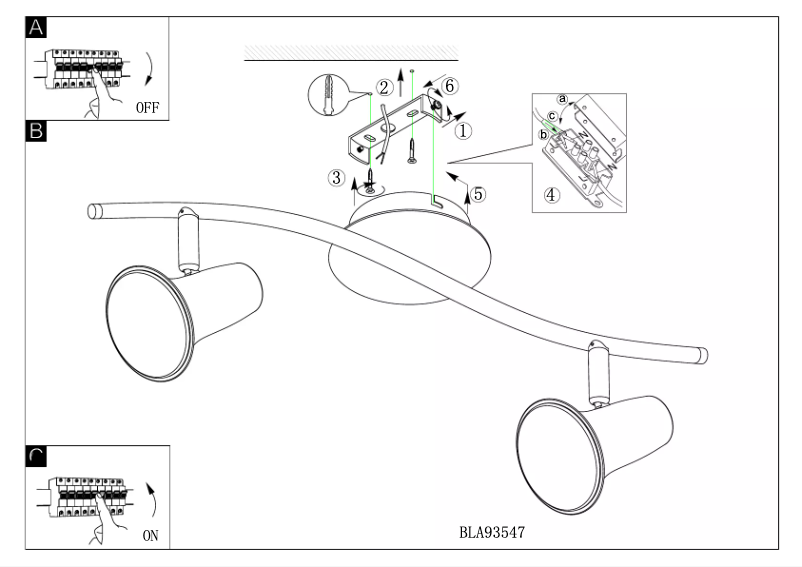 Page 1 de la notice Manuel utilisateur Eglo Jumilla