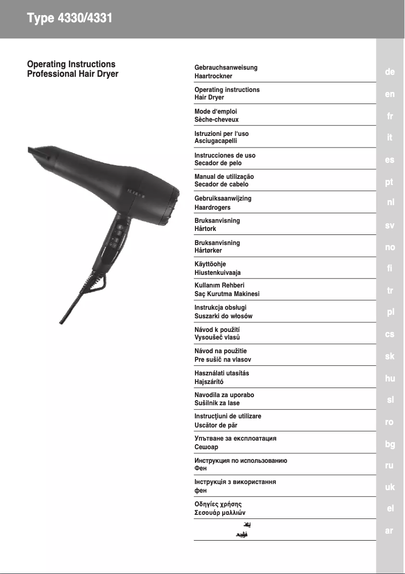 Página 1 del manual Manual de usuario Moser 4331