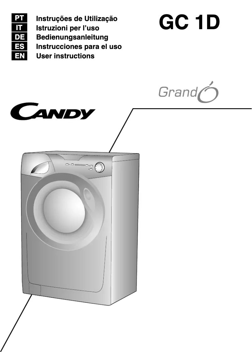 Página 1 del manual Manual de usuario Candy GC 1261D1/1-S