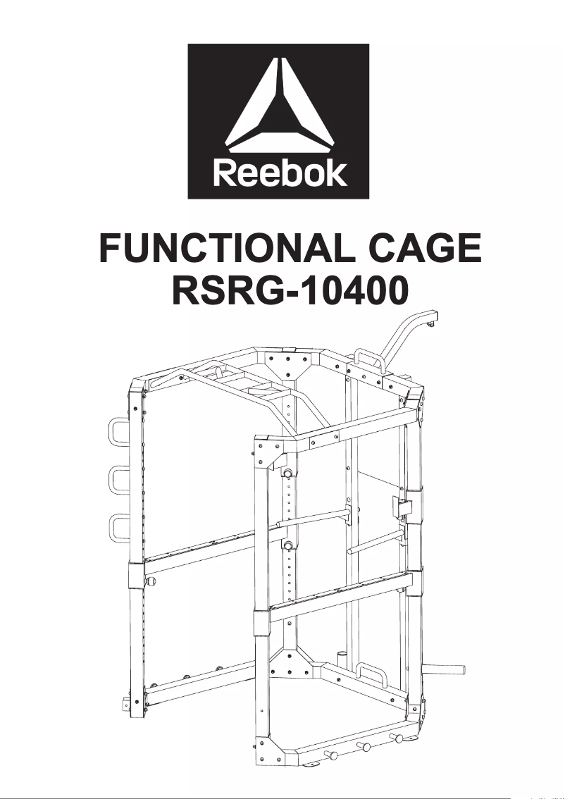 Page 1 de la notice Manuel utilisateur Reebok Functional Cage RSRG-10400
