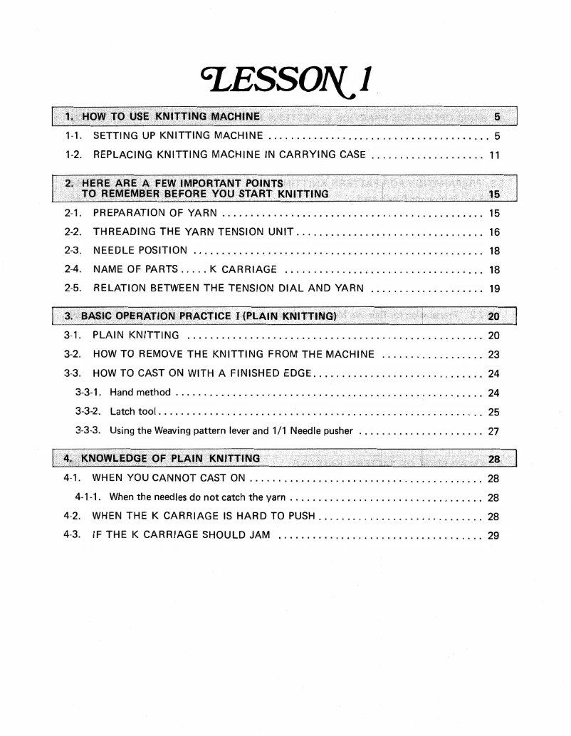 Page 1 de la notice Manuel utilisateur Brother KH890