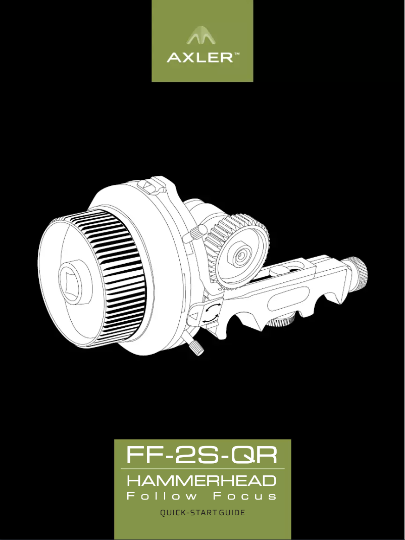 Page 1 de la notice Manuel utilisateur Axler Hammerhead Follow Focus
