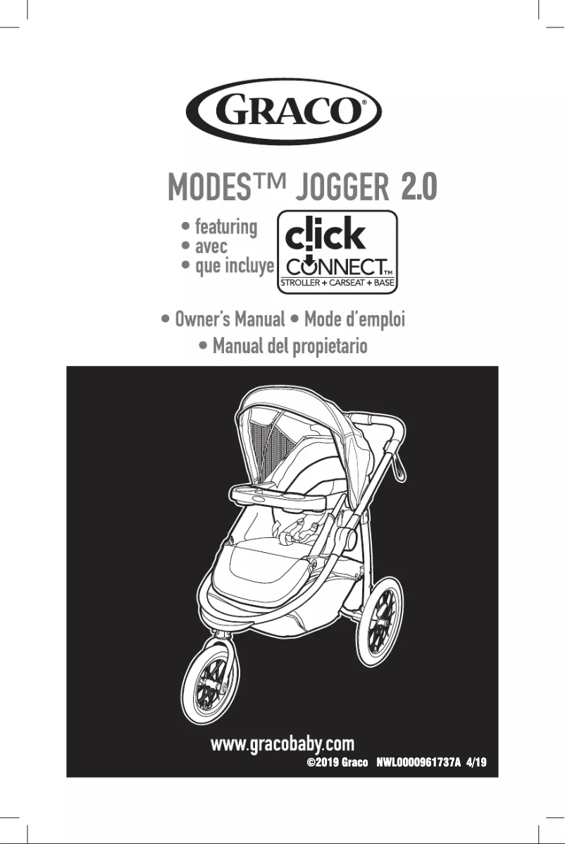 Page 1 de la notice Manuel utilisateur Graco Modes Jogger 2.0