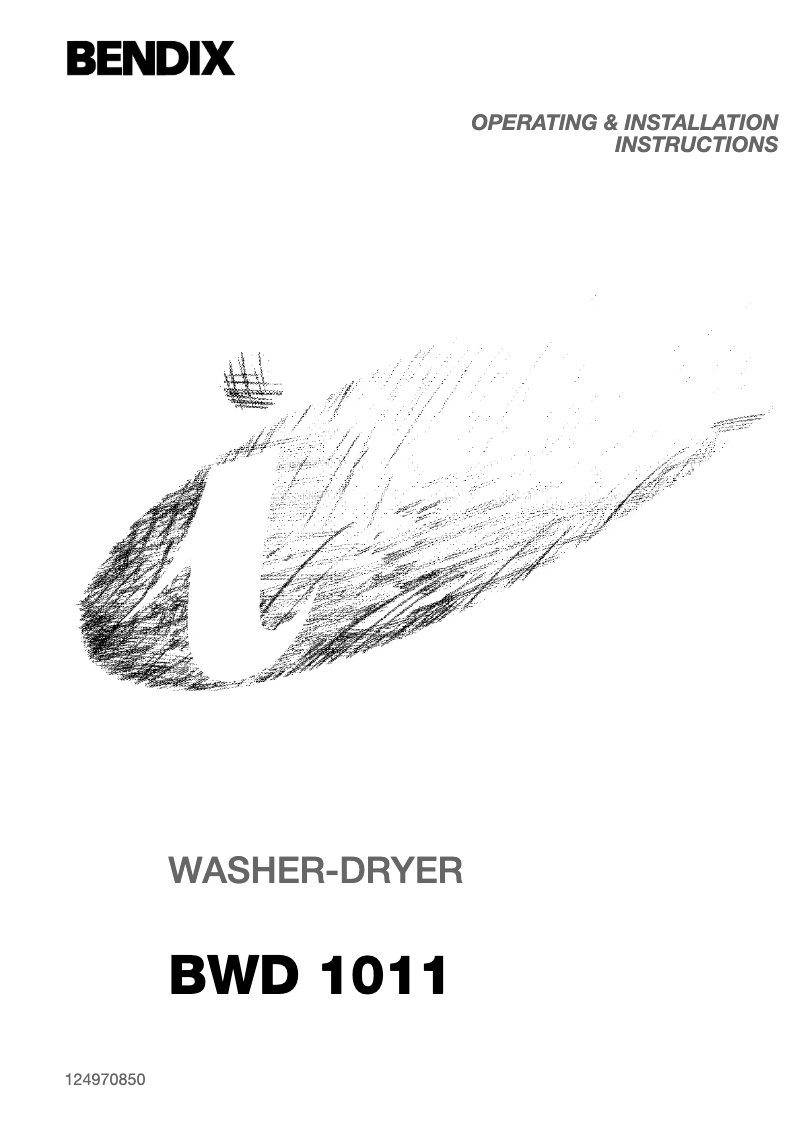 Página 1 del manual Manual de usuario Bendix BWD 1011