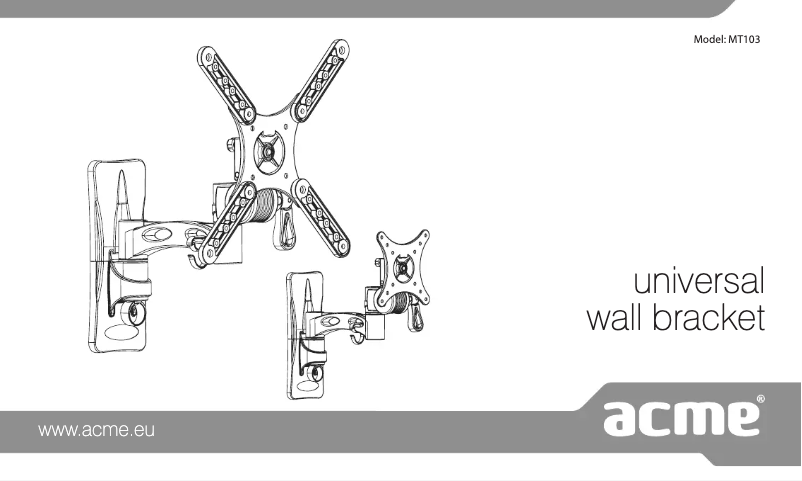 Page 1 de la notice Manuel utilisateur Acme United MT103