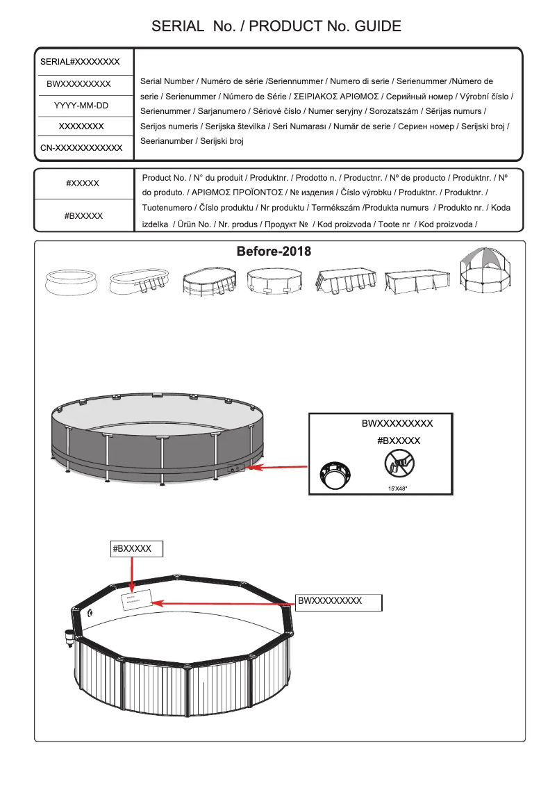 Page 1 de la notice FAQ Bestway Steel Pro 561EW