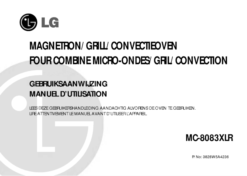 Page 1 of the manual User Manual LG MC-8083XLR