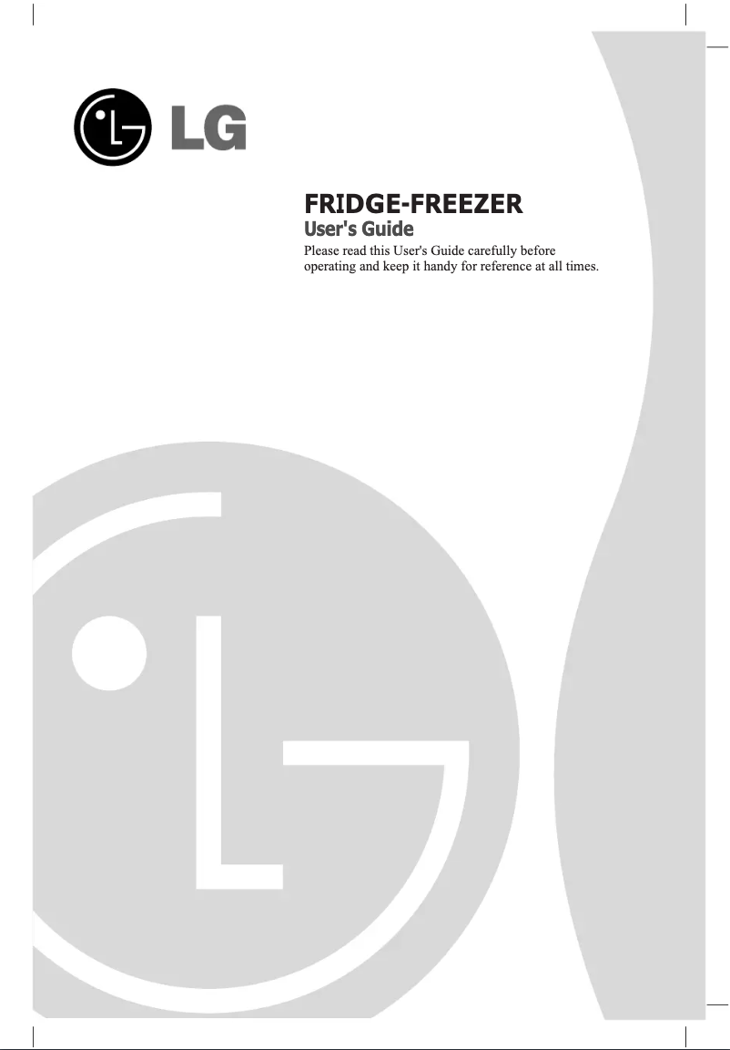 Page 1 de la notice Manuel utilisateur LG GRF429BBQA