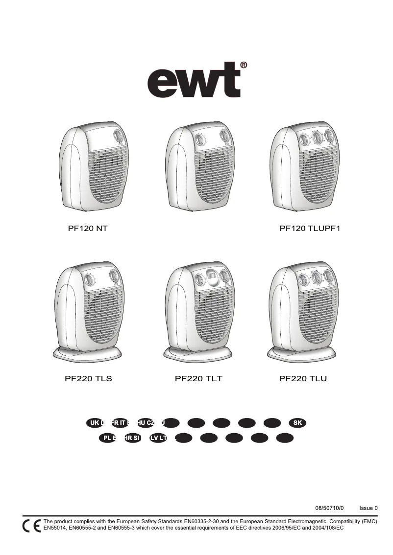 Page 1 de la notice Manuel utilisateur EWT PF220 TLS